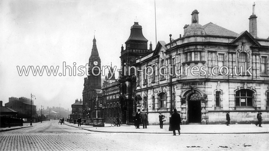 Post Office and Oriel Road, Bootle, Liverpool. c.1915